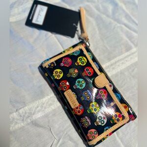 Consuela sugar skull wallet
